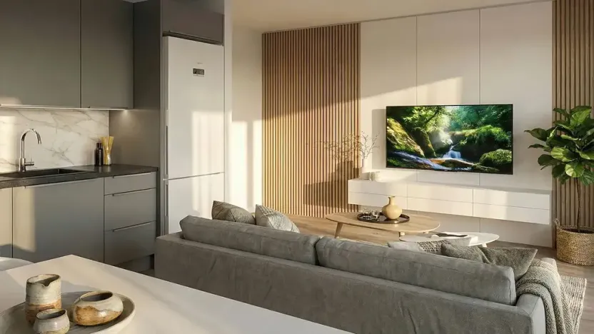Prodej bytu 1+kk, Tuchoměřice, 49 m2