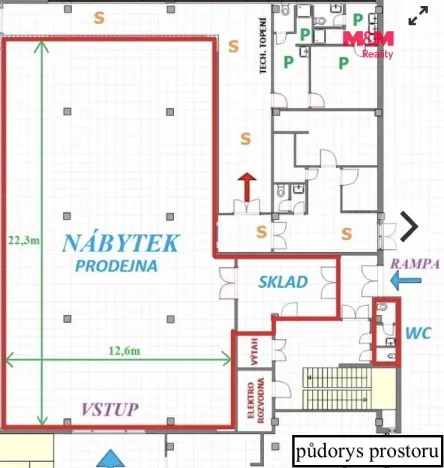 Pronájem kanceláře, Rychnov nad Kněžnou, Havlíčkova, 291 m2