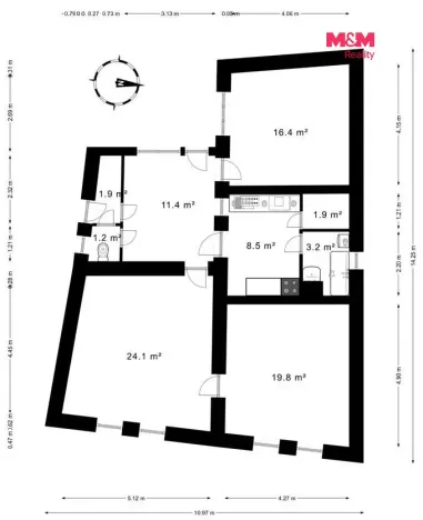 Prodej rodinného domu, Kounice, 88 m2
