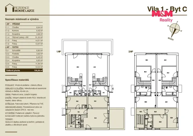 Prodej bytu 5+kk, Mokré Lazce, Generála Vlachého, 126 m2