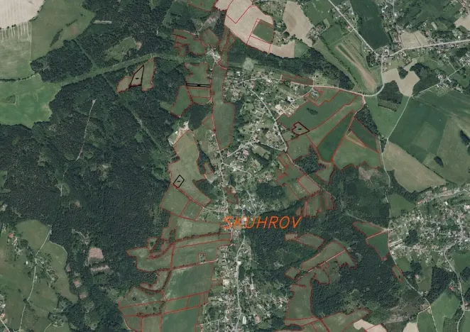 Prodej pole, Skuhrov, 15346 m2