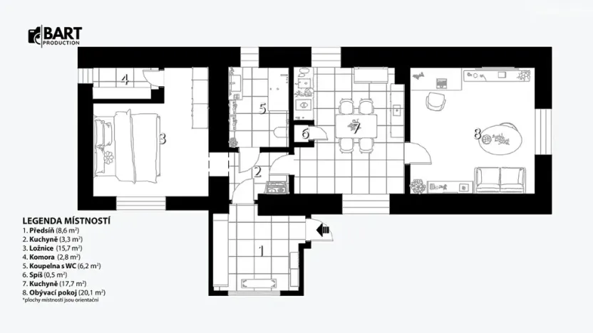 Prodej rodinného domu, Šošůvka, 64 m2