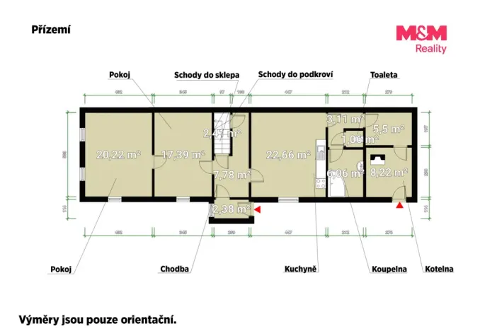 Prodej rodinného domu, Pňovany, 94 m2