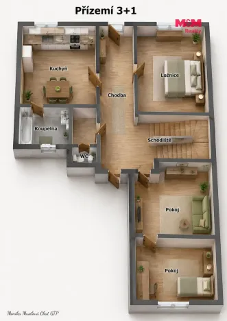 Prodej rodinného domu, Havlíčkův Brod, Chotěbořská, 200 m2