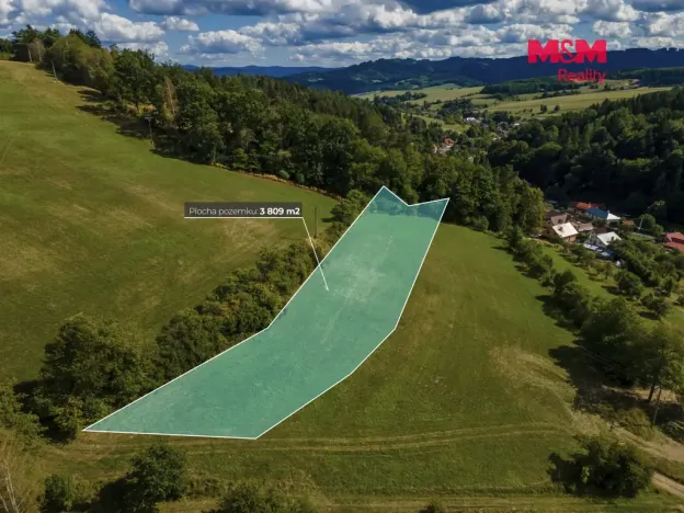 Prodej pozemku pro bydlení, Kateřinice, 3809 m2