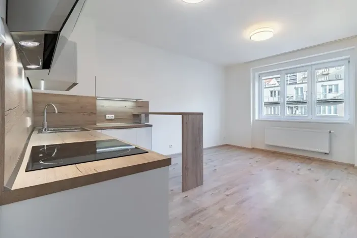 Pronájem bytu 1+kk, Praha - Košíře, Vrchlického, 31 m2