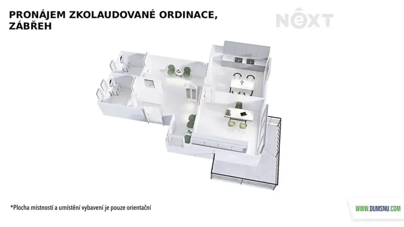 Pronájem ordinace, Zábřeh, Ladislava Fialy, 16 m2