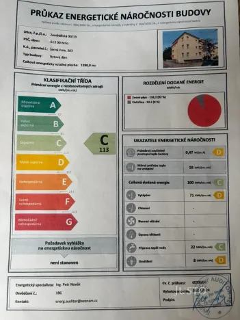 Pronájem bytu 3+kk, Brno, Zemědělská, 79 m2