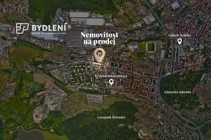 Prodej bytu 3+1, Teplice, Duchcovská, 70 m2