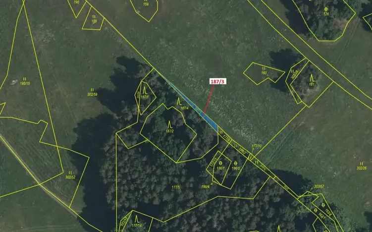 Dražba lesa, Volfířov, 80 m2