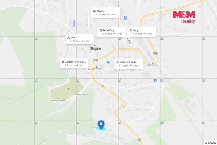 Prodej pozemku pro bydlení, Břasy - Stupno, 775 m2