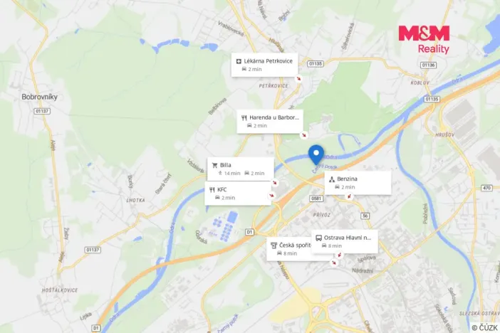 Prodej komerčního pozemku, Ostrava - Přívoz, 1257 m2