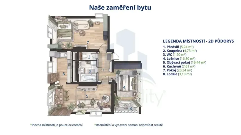 Prodej bytu 3+1, Rynárec, 83 m2