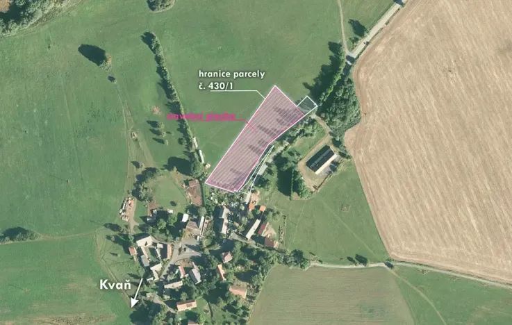 Prodej pozemku pro bydlení, Zaječov, 7025 m2