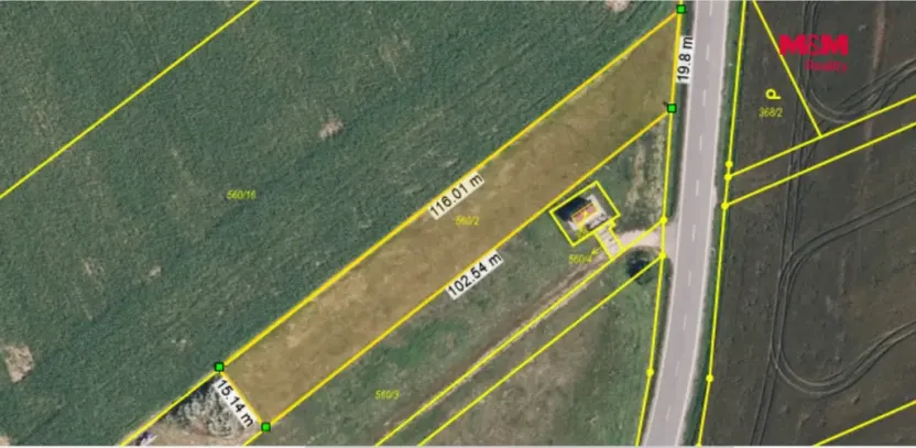 Prodej pozemku pro bydlení, Štarnov, 1607 m2