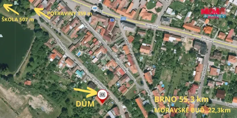 Pronájem rodinného domu, Hrotovice, Podloučky, 109 m2