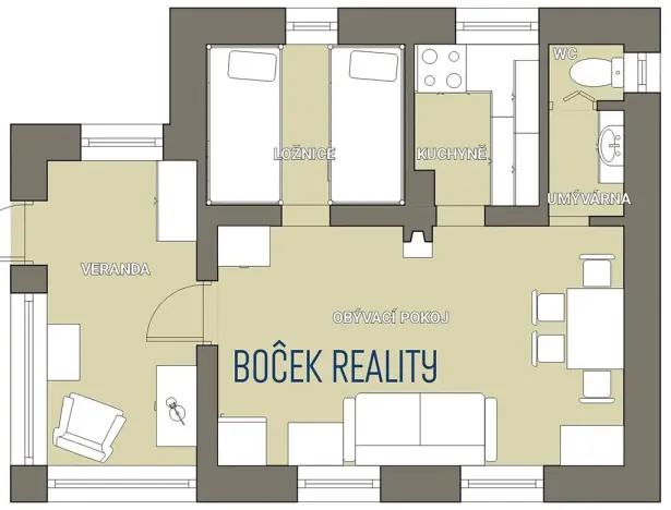 Prodej chaty, Nižbor, 32 m2