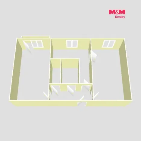 Prodej bytu 2+1, Opava - Předměstí, náměstí Republiky, 50 m2