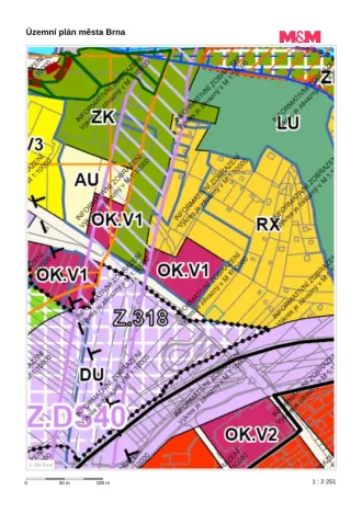 Prodej pozemku pro bydlení, Brno, 380 m2