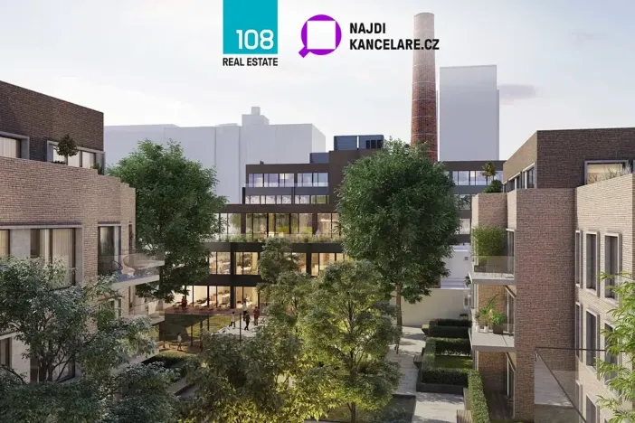 Pronájem kanceláře, Praha - Holešovice, Dělnická, 840 m2