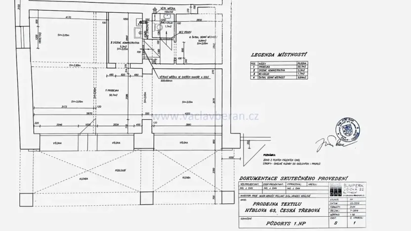 Pronájem obchodního prostoru, Česká Třebová, Hýblova, 68 m2