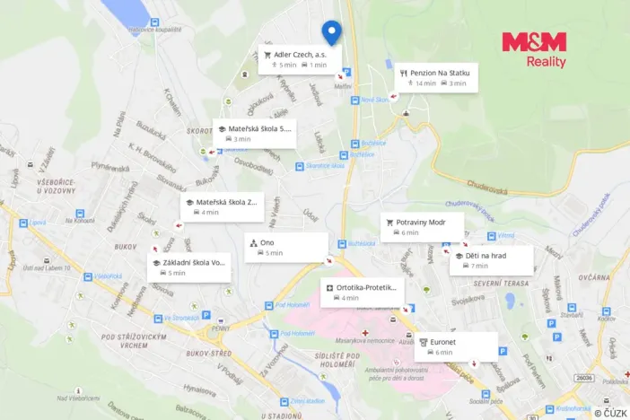 Prodej rodinného domu, Ústí nad Labem, Lísková, 159 m2