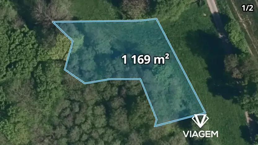 Prodej podílu zahrady, Újezd, 883 m2