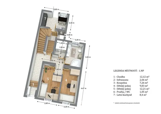 Prodej rodinného domu, Znojmo, Wolkerova, 155 m2