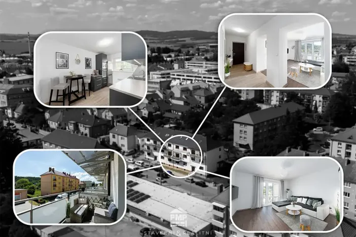 Prodej bytu 2+1, Boskovice, Na Vyhlídce, 55 m2