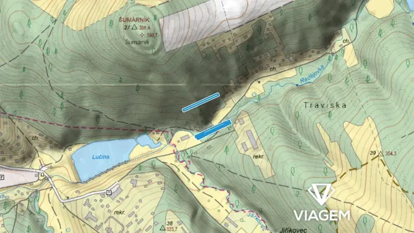 Prodej podílu lesa, Kněždub, 545 m2