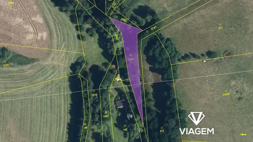 Prodej pole, Dolní Kalná, 660 m2