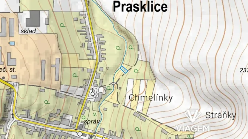 Prodej pole, Prasklice, 273 m2