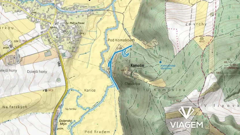 Prodej podílu zahrady, Dolany, 805 m2