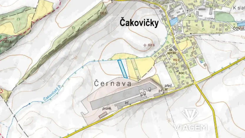 Prodej podílu pole, Čakovičky, 318 m2