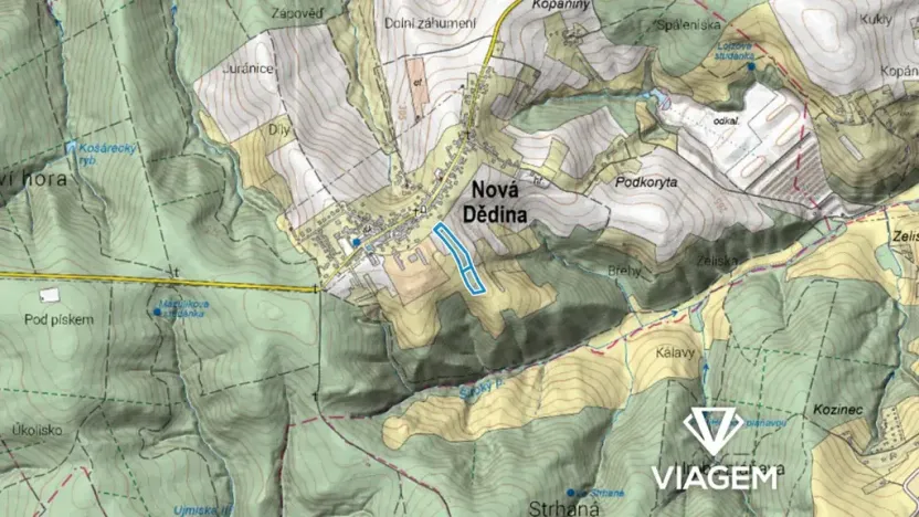 Prodej podílu pole, Nová Dědina, 1528 m2