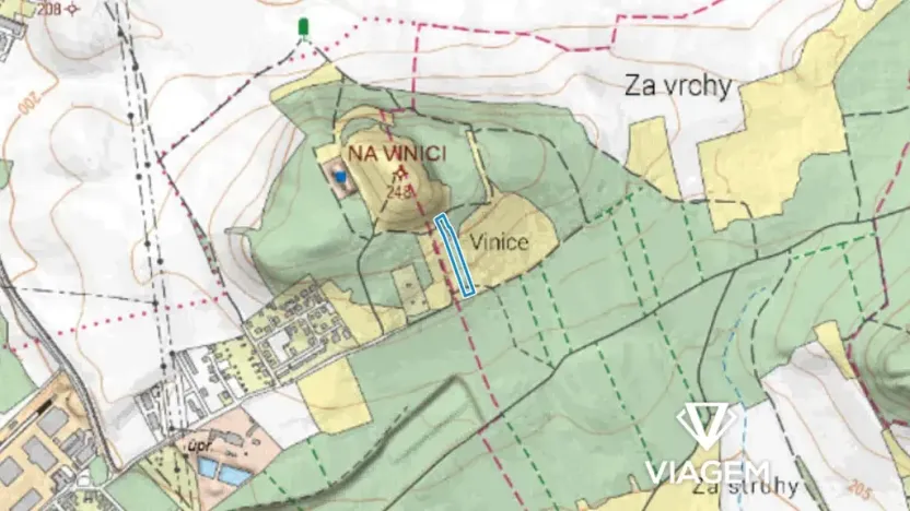 Prodej podílu zahrady, Tři Dvory, 1505 m2