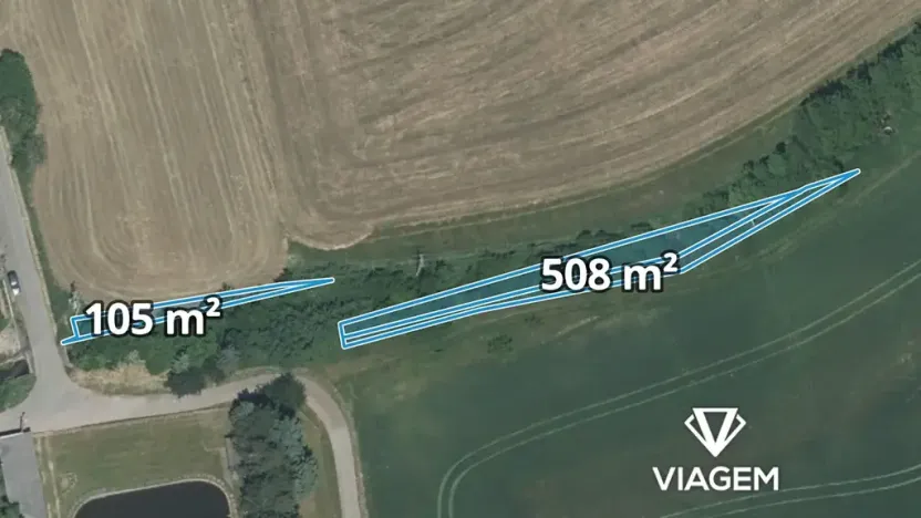 Prodej pole, Volduchy, 613 m2