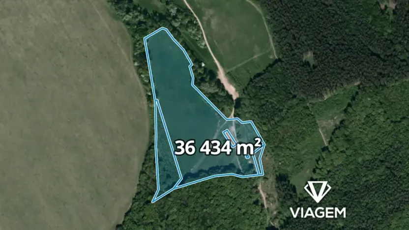 Prodej podílu pole, Bánov, 1329 m2