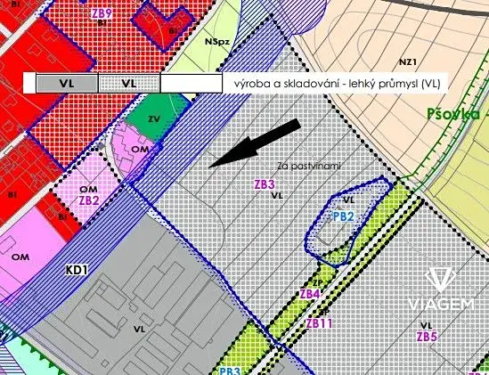 Prodej podílu komerčního pozemku, Mělník, 511 m2