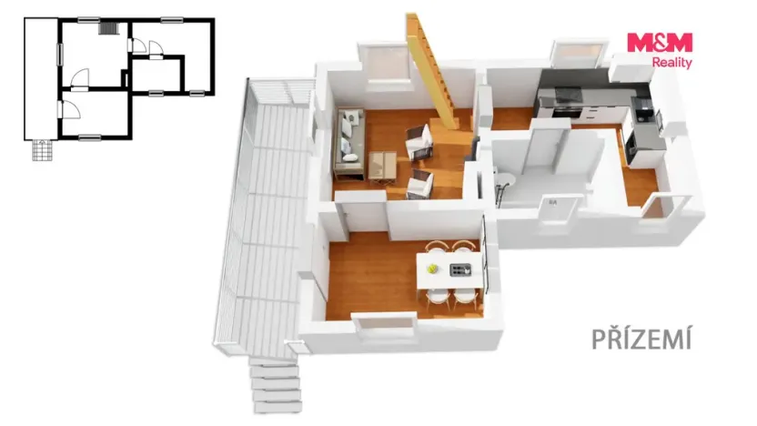 Prodej rodinného domu, Bernartice - Srlín, 95 m2