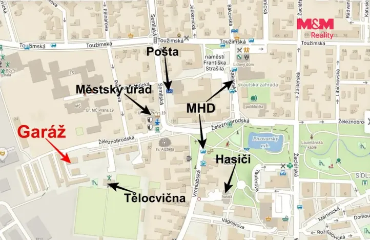 Prodej garáže, Praha - Kbely, 17 m2