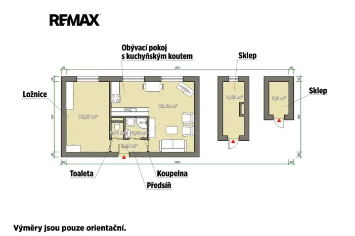 Prodej bytu 2+1, Heřmanova Huť, Sídliště, 44 m2