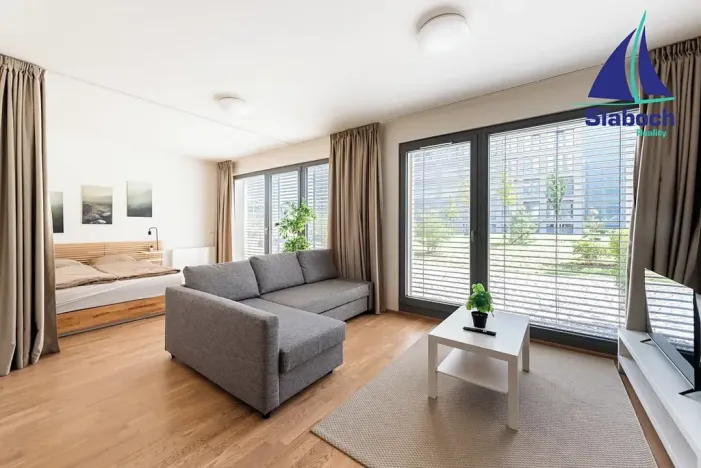 Pronájem bytu 1+kk, Praha - Karlín, Breitfeldova, 45 m2