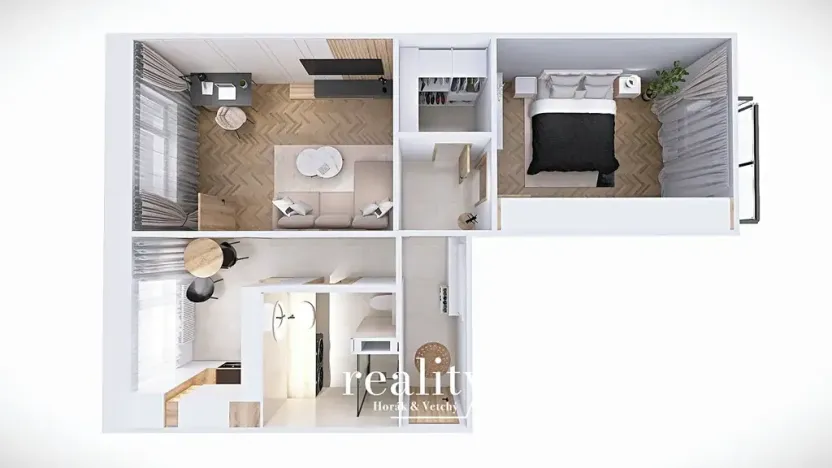 Pronájem bytu 2+1, Znojmo, Pražská, 57 m2