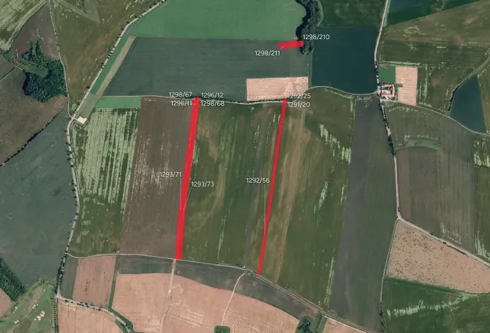 Prodej pole, Rousínov, 11440 m2