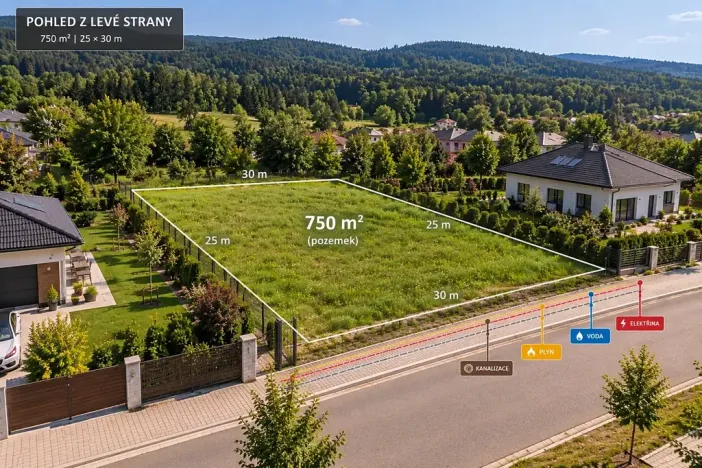 Prodej pozemku pro bydlení, Vilémov, 750 m2