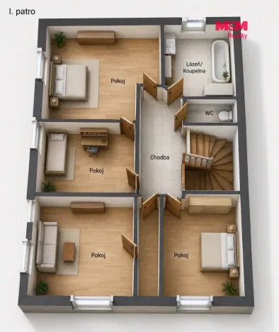 Prodej rodinného domu, Polná, Škarkova, 180 m2