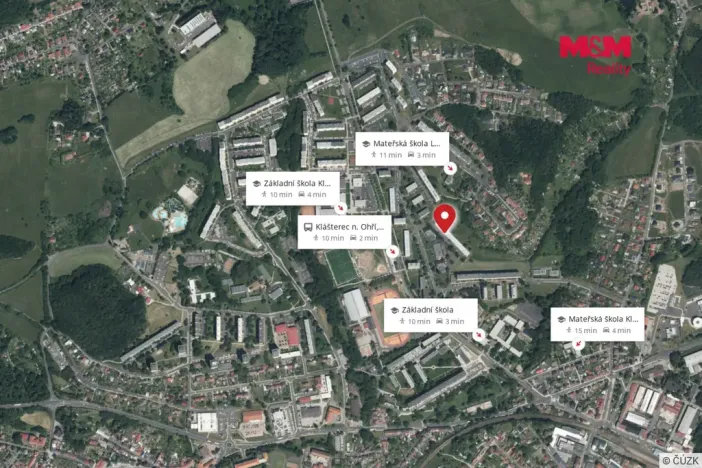 Prodej bytu 3+1, Klášterec nad Ohří - Miřetice u Klášterce nad Ohří, Dukelská, 61 m2