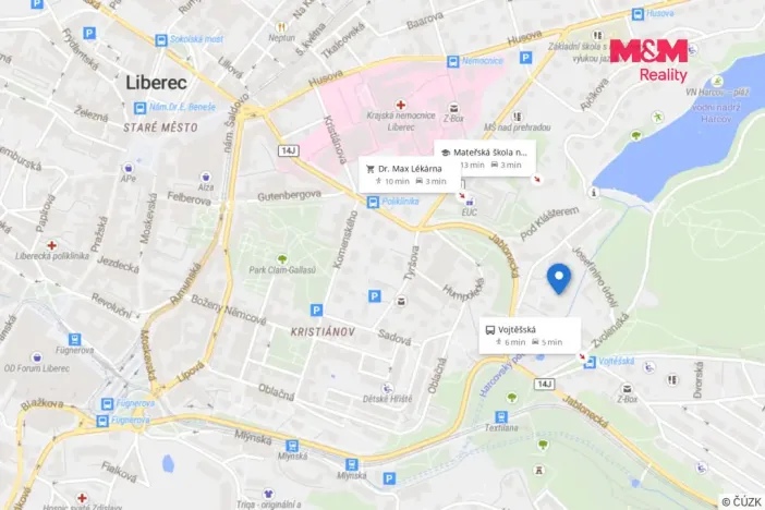 Pronájem rodinného domu, Liberec - Liberec V-Kristiánov, Josefinino údolí, 140 m2