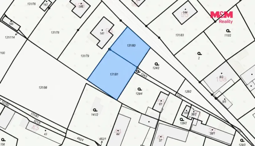 Prodej pozemku pro bydlení, Borek, 1034 m2
